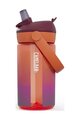 CAMELBAK Cyklistická fľaša na vodu - THRIVE FLIP STRAW KIDS 0,4 l - oranžová/viacfarebná