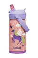 CAMELBAK Cyklistická fľaša na vodu - THRIVE FLIP STRAW KIDS VSS 0,35 L - oranžová/viacfarebná