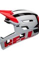 BELL Cyklistická prilba - SUPER AIR R - biela/červená