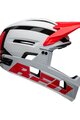 BELL Cyklistická prilba - SUPER AIR R - biela/červená