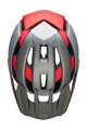 BELL Cyklistická prilba - SUPER AIR R SPHERICAL - šedá/červená