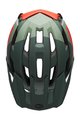 BELL Cyklistická prilba - SUPER AIR R SPHERICAL - zelená/červená
