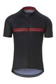 GIRO Cyklistický dres s krátkym rukávom - CHRONO SPORT - čierna/červená