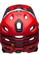BELL Cyklistická prilba - SUPER DH SPHERICAL - červená/čierna