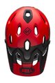 BELL Cyklistická prilba - SUPER DH SPHERICAL - červená/čierna