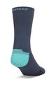 GIRO Cyklistické ponožky klasické - HRC TEAM - modrá/svetlo modrá