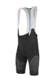 SANTINI Cyklistické nohavice krátke s trakmi - FRECCIA - šedá