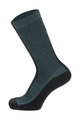 SANTINI Cyklistické ponožky klasické - PURO - zelená/čierna