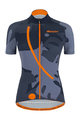 SANTINI Cyklistický dres s krátkym rukávom - GIADA MAUI LADY - viacfarebná/modrá
