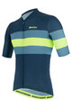 SANTINI Cyklistický dres s krátkym rukávom - ECOSLEEK BENGAL - modrá/svetlo zelená