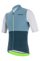 SANTINI Cyklistický dres s krátkym rukávom - REDUX ISTINTO - biela/modrá/zelená