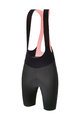 SANTINI Cyklistické nohavice krátke s trakmi - REDUX SPEED - šedá