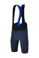 SANTINI Cyklistické nohavice krátke s trakmi - REDUX SPEED - modrá