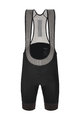 SANTINI Cyklistické nohavice krátke s trakmi - KARMA DELTA - čierna