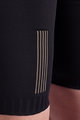SANTINI Cyklistické nohavice krátke s trakmi - PLUSH - šedá