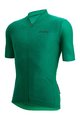 SANTINI Cyklistický dres s krátkym rukávom - COLORE PURO - zelená