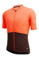 SANTINI Cyklistický dres s krátkym rukávom - COLORE RIGA - oranžová