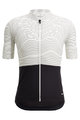 SANTINI Cyklistický dres s krátkym rukávom - COLORE RIGA - biela