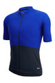 SANTINI Cyklistický dres s krátkym rukávom - COLORE RIGA - modrá