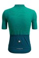 SANTINI Cyklistický dres s krátkym rukávom - COLORE RIGA - zelená