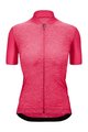 SANTINI Cyklistický dres s krátkym rukávom - COLORE PURO - ružová
