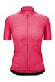 SANTINI Cyklistický dres s krátkym rukávom - COLORE PURO - ružová