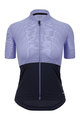 SANTINI Cyklistický dres s krátkym rukávom - COLORE RIGA - fialová/modrá