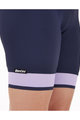 SANTINI Cyklistické nohavice krátke bez trakov - GIADA PURE - ružová/fialová
