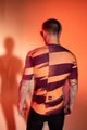 SANTINI Cyklistický dres s krátkym rukávom - FURIA SMART - oranžová/bordová