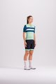 SANTINI Cyklistický dres s krátkym rukávom - ECO SLEEK NEW BENGAL - svetlo zelená/zelená