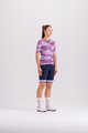 SANTINI Cyklistický dres s krátkym rukávom - FURIA SMART - ružová/fialová
