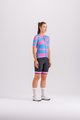 SANTINI Cyklistický dres s krátkym rukávom - FURIA SMART - ružová/tyrkysová