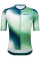 SANTINI Cyklistický dres s krátkym rukávom - OMBRA - zelená