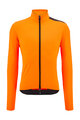 SANTINI Cyklistická zateplená bunda - ADAPT MULTI - oranžová
