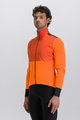 SANTINI Cyklistická zateplená bunda - VEGA ABSOLUTE - oranžová