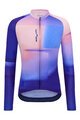 SANTINI Cyklistický dres s dlhým rukávom letný - LUCE - modrá