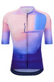 SANTINI Cyklistický dres s krátkym rukávom - LUCE - modrá/ružová