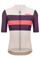 SANTINI Cyklistický dres s krátkym rukávom - BENGAL - biela/fialová/ružová