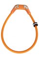 KRYPTONITE zámok na bicykel - KRYPTOFLEX 1265 - oranžová