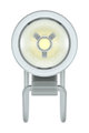 KNOG predné svetlo - PLUG - strieborná