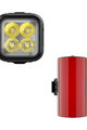 KNOG set svetiel - BLINDER PRO 900/COBBER MID - čierna