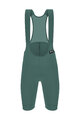 SANTINI Cyklistické nohavice krátke s trakmi - RTR - svetlo zelená
