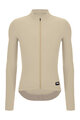 SANTINI Cyklistický dres s dlhým rukávom zimný - RTR - béžová