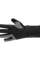 SANTINI Cyklistické rukavice dlhoprsté - FJORD - čierna