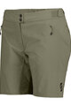 SCOTT Cyklistické nohavice krátke bez trakov - ENDURANCE LS/FIT W/PAD W - zelená