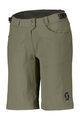 SCOTT Cyklistické nohavice krátke bez trakov - TRAIL FLOW W/PAD W - zelená