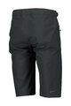 SCOTT Cyklistické nohavice krátke bez trakov - TRAIL STORM WP - čierna