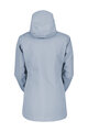SCOTT vodeodolná bunda - TECH COAT 3L W - svetlo modrá