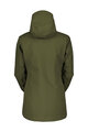 SCOTT vodeodolná bunda - TECH COAT 3L W - zelená
