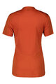SCOTT Cyklistický dres s krátkym rukávom - TRAIL FLOW ZIP SS W - oranžová